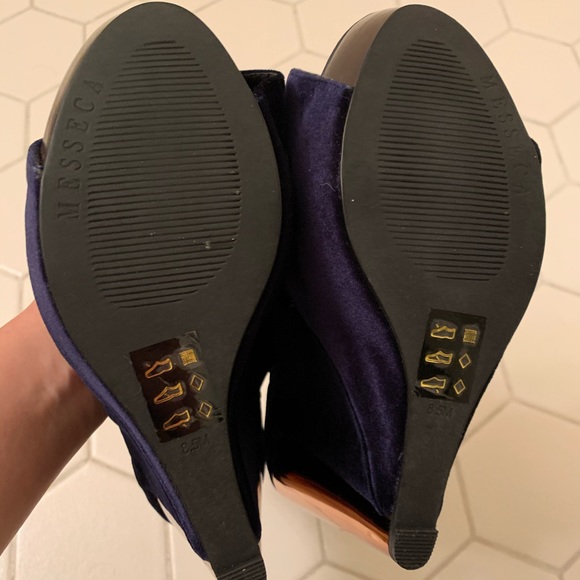 Messeca New York Purple Suede Platform Booties - Picture 5 of 8